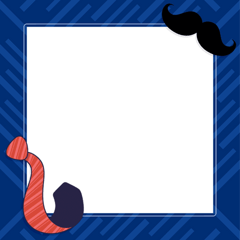 vector square frame with mustache and abstract elements, transparent center - Download Free Stock Videos Pikwizard.com