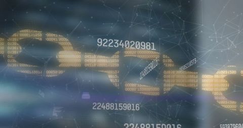 conceptual digital finance data and blockchain visualization - Download Free Stock Images Pikwizard.com