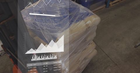 Data visualization in warehouse logistics operations