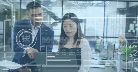 Collaborating on Financial Technology Solutions - Download Free Stock Images Pikwizard.com
