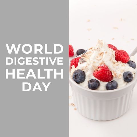world digestive health day healthy yogurt snack with berries - Download Free Stock Templates Pikwizard.com