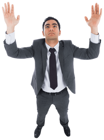 asian businessman reaching up on transparent background - Download Free Stock Videos Pikwizard.com