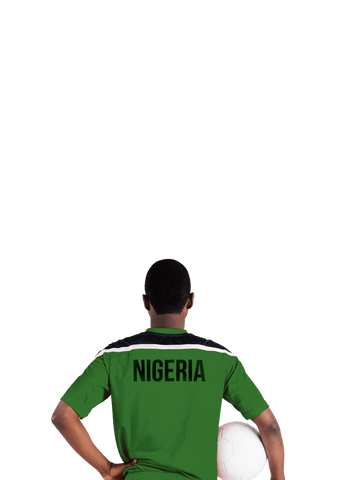 transparent view of nigerian soccer player holding ball - Download Free Stock Videos Pikwizard.com