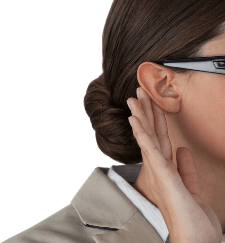 close-up of businesswoman transparently listening attentively - Download Free Stock Videos Pikwizard.com