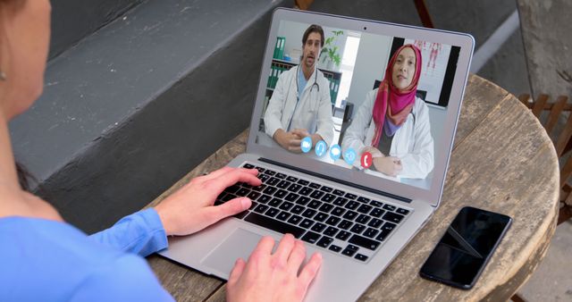 Telemedicine Video Call with Medical Professionals - Download Free Stock Images Pikwizard.com