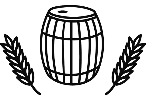 black barrel outline with grain on transparent background - Download Free Stock Videos Pikwizard.com