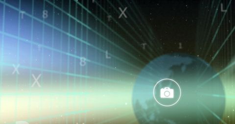futuristic global data processing with digital interface - Download Free Stock Images Pikwizard.com