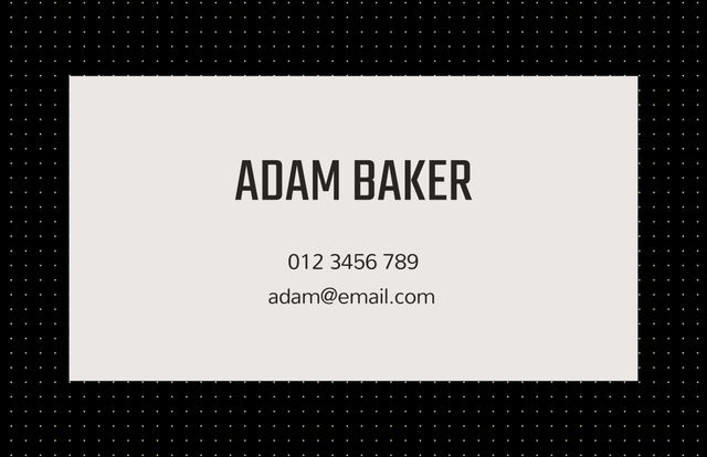Sleek and modern business card template perfect for networking events and professional settings. Features customizable fields for adding personal or corporate contact information, including name, phone number, and email. Ideal for entrepreneurs, freelancers, or business professionals looking to make a strong first impression. Easily editable design ensures it suits various stylistic preferences and corporate branding requirements.
