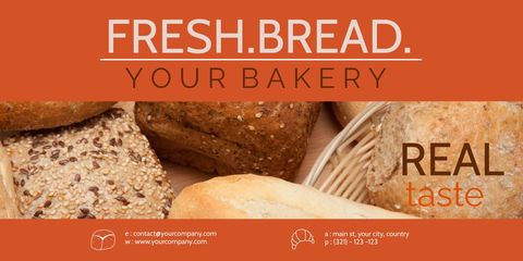 Assorted Fresh Bread Promoting Local Bakery with Bread Varieties - Download Free Stock Templates Pikwizard.com