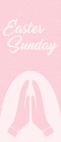 transparent easter sunday background with praying hands icon - Download Free Stock Videos Pikwizard.com