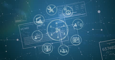 Digital Connections and Data Network Visualization
