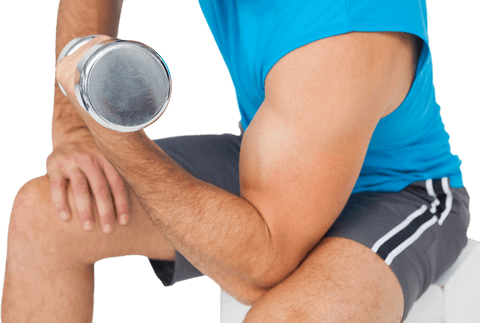 young man exercising with dumbbell transparent background - Download Free Stock Videos Pikwizard.com