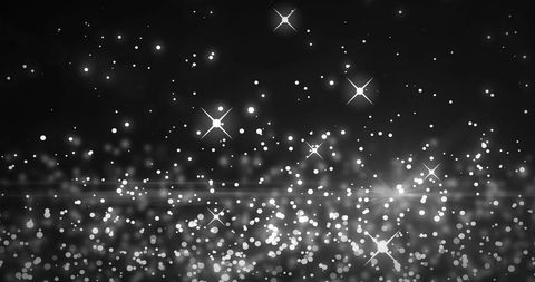 Glowing White Spots of Light on Black Background - Download Free Stock Images Pikwizard.com