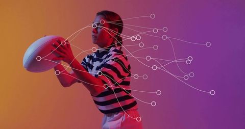 Dynamic athlete focus with technological keypoints integration