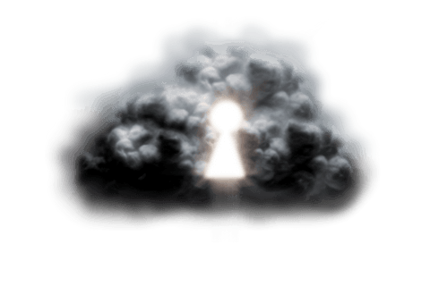 surreal keyhole in cloud on transparent background illustration - Download Free Stock Videos Pikwizard.com