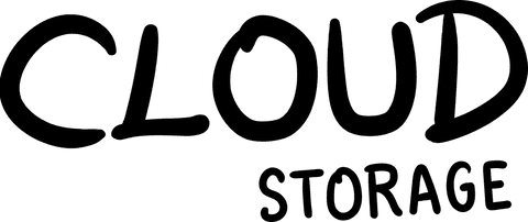 Digital Cloud Storage Text Transparent Background Technology Illustration