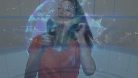 Futuristic Digital Interface Animation