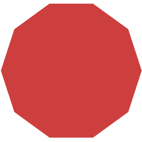 red octagon sign on transparent background with copy space - Download Free Stock Videos Pikwizard.com