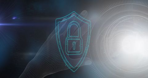 Digital security lock with virtual hand technology