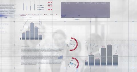 Abstract Financial Data Processing Interface - Download Free Stock Images Pikwizard.com