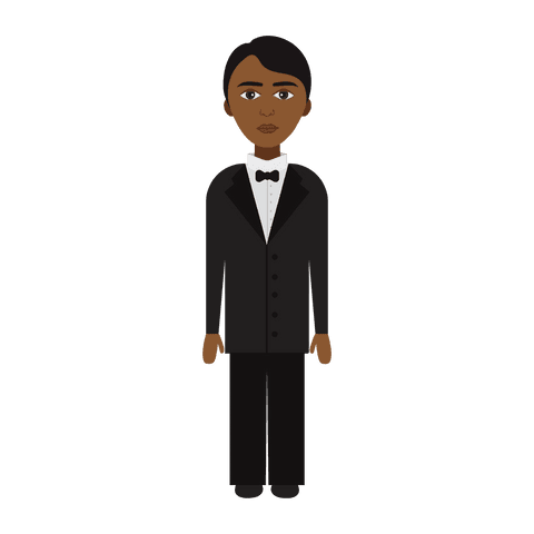 elegant man in tuxedo on transparent background for celebrations - Download Free Stock Videos Pikwizard.com