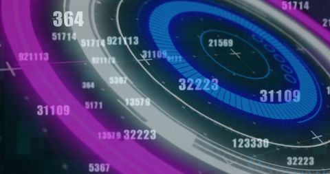 abstract digital scanner interface with dynamic numbers - Download Free Stock Images Pikwizard.com