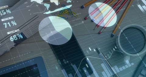 Digital Financial Data Analysis on Modern Desktop Workspace