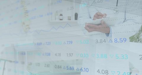 Concept of Medical Data Processing Overlaying Doctor