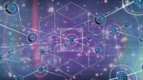 Abstract Digital Network and Global Connectivity Illustration