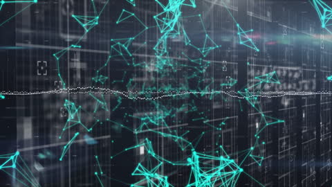 Futuristic Data Streams with Digital Network Connections