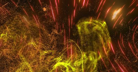 Dynamic Particle Burst with Vibrant Light Trails - Download Free Stock Images Pikwizard.com