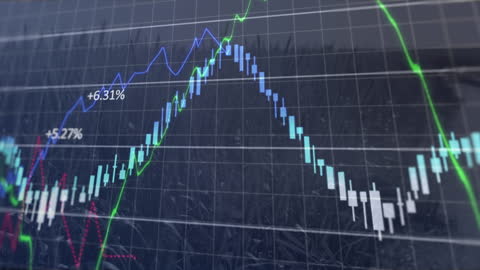 Dynamic Stock Market Graph with Data Analysis in Blue