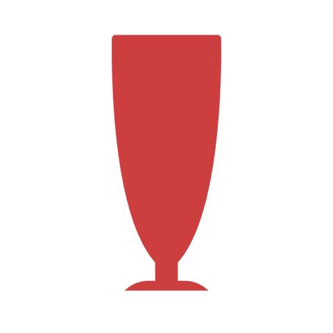 red chalice-style transparent glass silhouette illustration - Download Free Stock Videos Pikwizard.com