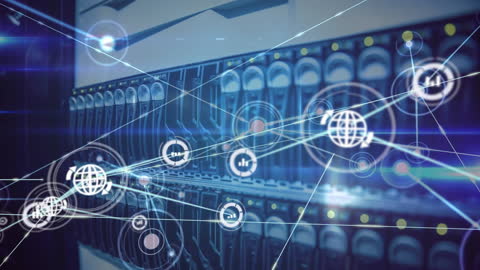 Digital Networking Overlaid on Data Servers