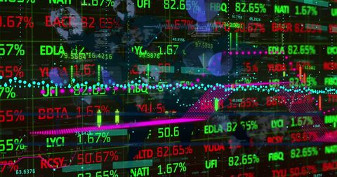 Dynamic Stock Market Data Visualization - Download Free Stock Images Pikwizard.com