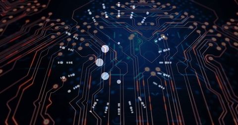 Futuristic Circuit Board Technology Background - Download Free Stock Images Pikwizard.com