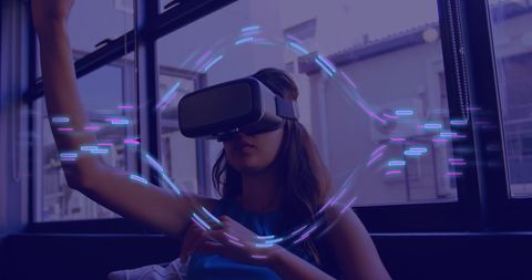Immersive Virtual Reality Experience with Data Analytics - Download Free Stock Images Pikwizard.com