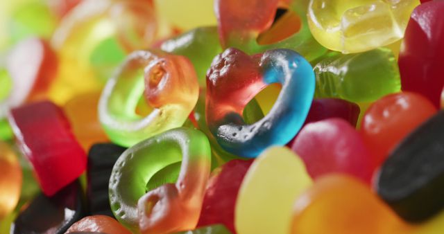 Colorful Gummy Candy Rings and Shapes - Download Free Stock Images Pikwizard.com