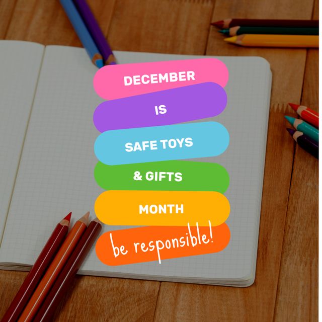 December Safe Toys and Gifts Month Creative Poster - Download Free Stock Templates Pikwizard.com