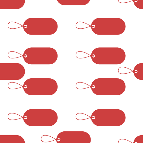 red gift tags pattern on transparent background vector design - Download Free Stock Videos Pikwizard.com