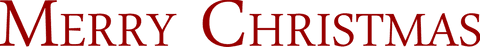 Merry christmas text transparent background