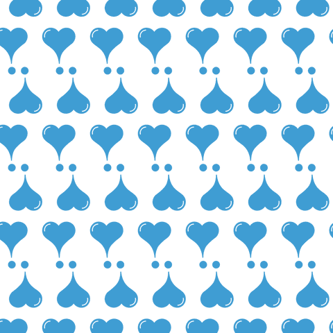 Blue Heart Pattern on Transparent Background Vector Illustration - Download Free Stock Videos Pikwizard.com