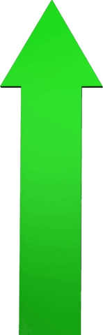 green upward arrow on transparent background - Download Free Stock Videos Pikwizard.com