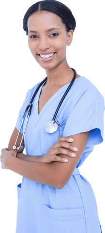 confident female doctor smiling transparent background - Download Free Stock Videos Pikwizard.com
