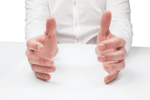 Transparent Hands of Caucasian Businessman Scalable Design - Download Free Stock Videos Pikwizard.com