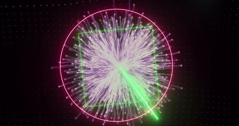 abstract geometric shapes and energetic lights - Download Free Stock Images Pikwizard.com
