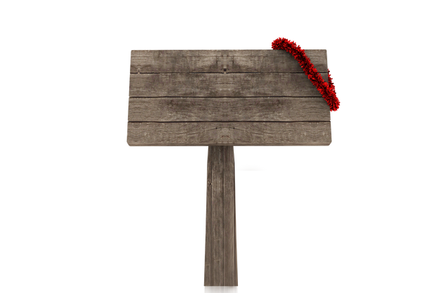 Rustic Wooden Signboard with Christmas Decoration on Transparent Background - Download Free Stock Videos Pikwizard.com