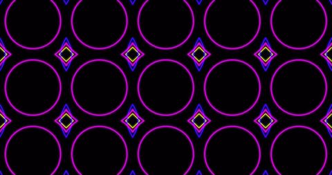 Hypnotic Neon Kaleidoscope Moving Seamlessly - Download Free Stock Images Pikwizard.com
