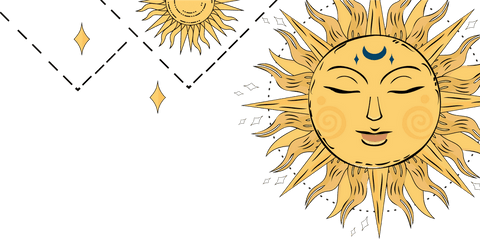 Mystical Sun Face with Celestial Motifs on Transparent - Download Free Stock Videos Pikwizard.com