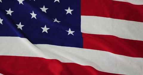 Vibrant stars and stripes of american flag